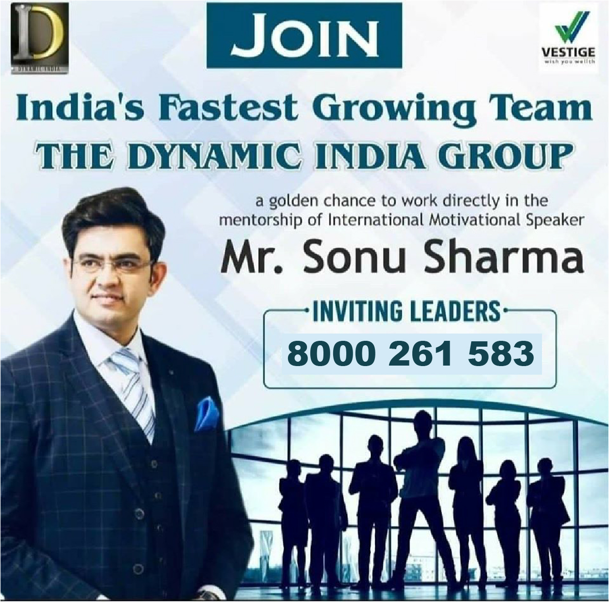 Join the Fastest Growing Team of Sonu Sharma - Vestige Marketing Pvt Ltd.