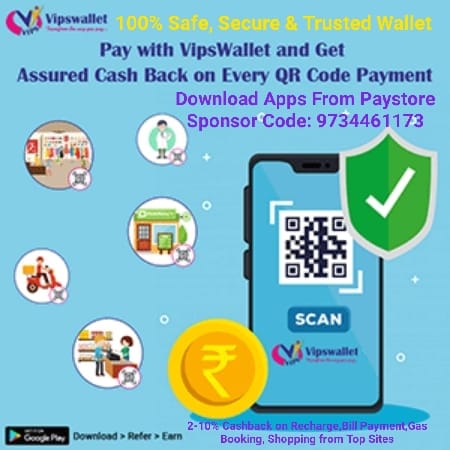 VIPS WALLET UPI MONEY TRANSFER